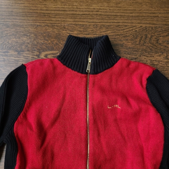 Lauren Ralph Lauren Red and Black Sweater - Picture 2 of 8